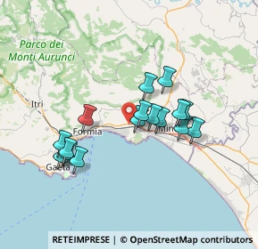Mappa Localita Santa Croce, 04023 Formia LT, Italia (6.425)