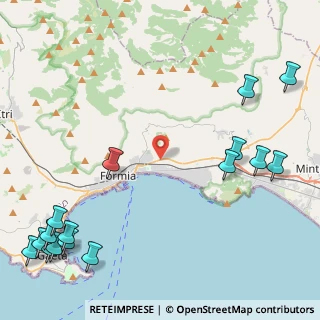 Mappa Località Acqualonga, 04023 Formia LT, Italia (7.04313)
