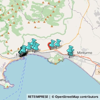 Mappa Località Santa Croce Via Mamurrano Snc, 04023 Formia LT, Italia (4.4025)