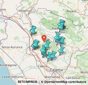 Mappa Via Cerreto, 81051 Roccaromana CE, Italia (12.069)