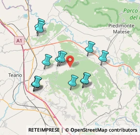 Mappa Via Cerreto, 81051 Roccaromana CE, Italia (7.20462)