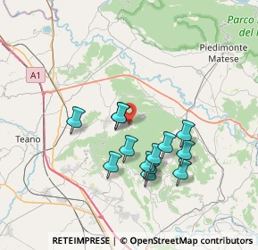 Mappa Via Cerreto, 81051 Roccaromana CE, Italia (6.63077)