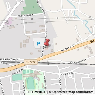 Mappa Via Olivastro Spaventola, 48, 04023 Formia, Latina (Lazio)