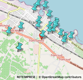 Mappa Via Luigi Longo, 76125 Trani BT, Italia (1.029)