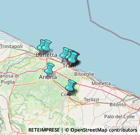 Mappa Via Luigi Longo, 76125 Trani BT, Italia (7.605)