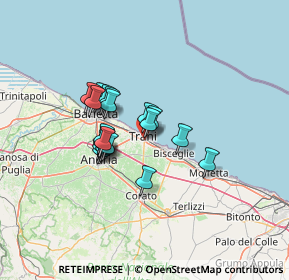 Mappa Via Luigi Longo, 76125 Trani BT, Italia (10.268)