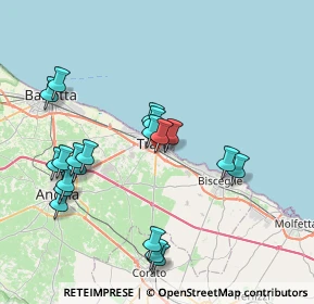 Mappa Via Luigi Longo, 76125 Trani BT, Italia (8.516)