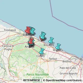 Mappa Via delle Forze Armate, 76125 Trani BT, Italia (10.316)