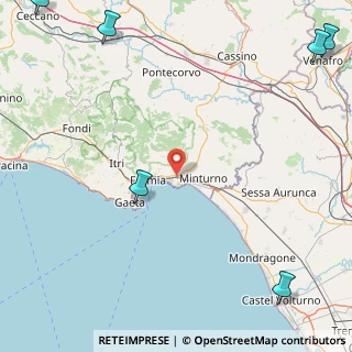 Mappa Via del Biancospino, 04023 Formia LT, Italia (46.93364)