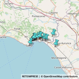 Mappa Via del Biancospino, 04023 Formia LT, Italia (6.46077)