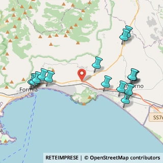 Mappa Via del Biancospino, 04023 Formia LT, Italia (5.05063)