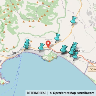 Mappa Via del Biancospino, 04023 Formia LT, Italia (3.98462)