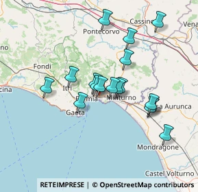 Mappa SS Formia Cassino KM4, 04023 Formia LT, Italia (12.89941)