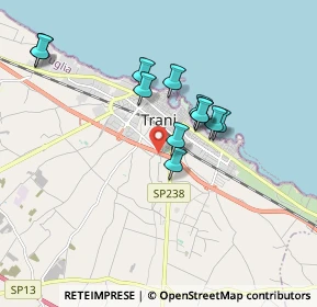 Mappa Via Francesco Cilea, 70059 Trani BT, Italia (1.63833)