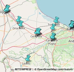 Mappa Via Taormina, 71042 Cerignola FG, Italia (21.552)