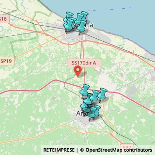 Mappa Via Vecchia Barletta, 76121 Andria BT, Italia (4.81706)