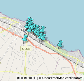 Mappa Viale de Gemmis, 76125 Trani BT, Italia (1.2745)