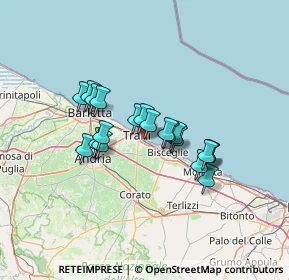 Mappa Viale de Gemmis, 76125 Trani BT, Italia (10.837)