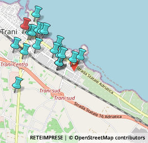 Mappa Viale de Gemmis, 76125 Trani BT, Italia (1.055)