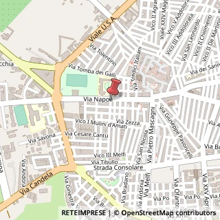 Mappa Via Napoli, 25, 71042 Cerignola, Foggia (Puglia)