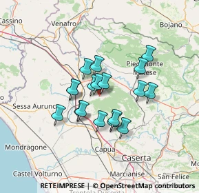 Mappa Via Giovanni XXIII, 81051 Pietramelara CE, Italia (10.77278)