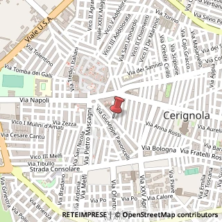 Mappa Via Don Minzoni, 36, 71042 Cerignola, Foggia (Puglia)