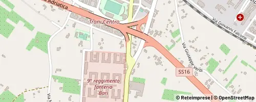 Mappa Trani