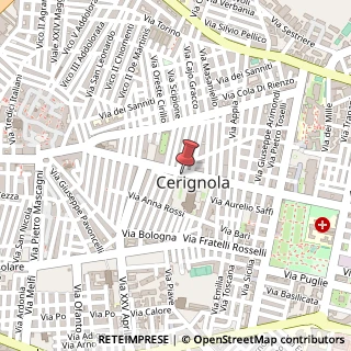 Mappa Piazza Duomo, 71042 Cerignola, Foggia (Puglia)