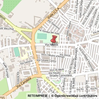 Mappa Via Napoli, 47, 71042 Cerignola, Foggia (Puglia)