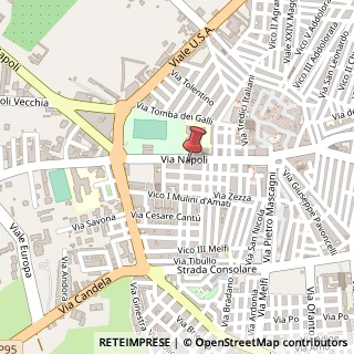Mappa Via Napoli, 1, 71042 Cerignola, Foggia (Puglia)