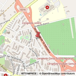 Mappa Piazza Madre Teresa di Calcutta, 30, 71042 Cerignola, Foggia (Puglia)