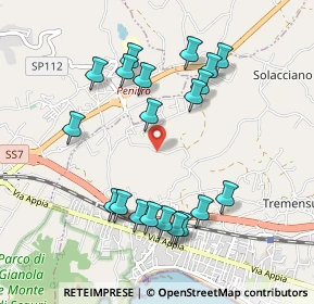 Mappa Via San Martino, 04026 Minturno LT, Italia (1.045)