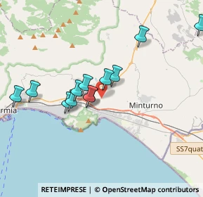 Mappa Via San Martino, 04026 Minturno LT, Italia (3.52333)