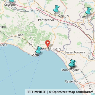 Mappa Via Vado Ceraso, 04023 Formia LT, Italia (46.442)