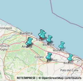 Mappa Via Madre Nazzarena Majone, 76125 Trani BT, Italia (11.0775)