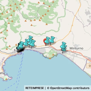 Mappa Via Ponzanello-Mamurrano, 04023 Formia LT, Italia (4.476)