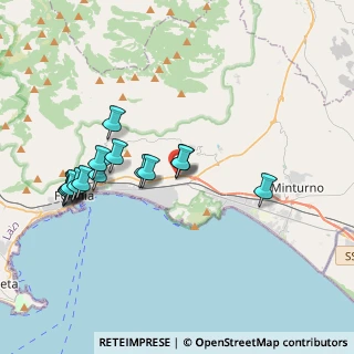 Mappa Via Ponzanello-Mamurrano, 04023 Formia LT, Italia (4.012)