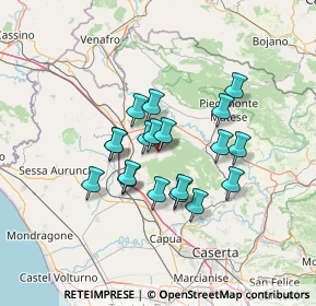 Mappa Via Marconi, 81051 Pietramelara CE, Italia (11.21632)