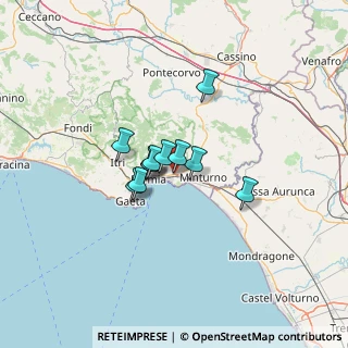 Mappa SS7qtr var, 04023 Formia LT, Italia (8.23182)