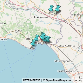 Mappa SS7qtr var, 04023 Formia LT, Italia (12.66727)