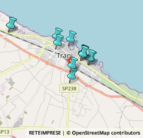 Mappa Via Francesco Cutinelli, 76125 Trani BT, Italia (1.51833)