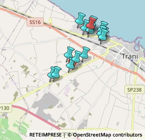 Mappa SP Km 2, 76125 Trani BT, Italia (1.68875)