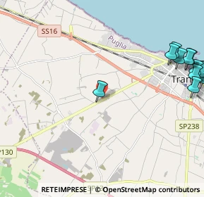 Mappa SP Km 2, 76125 Trani BT, Italia (3.37308)