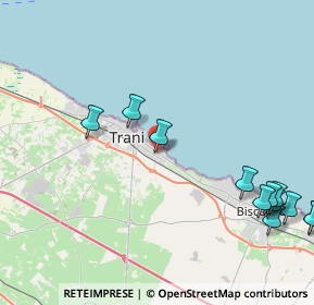 Mappa Via Claudio Giordano, 76125 Trani BT, Italia (5.9225)