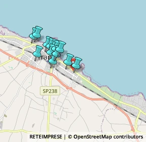 Mappa Via Claudio Giordano, 76125 Trani BT, Italia (1.52923)