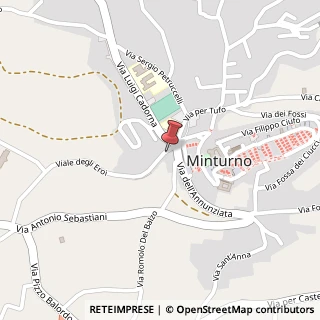 Mappa Via degli Eroi, 5, 04026 Minturno, Latina (Lazio)