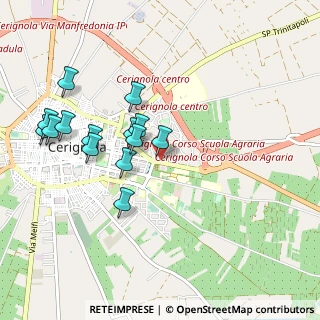 Mappa Via Bressanone, 71042 Cerignola FG, Italia (1.01143)