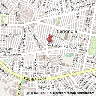 Mappa Via Bologna, 1, 71042 Cerignola, Foggia (Puglia)
