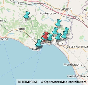 Mappa , 04023 Formia LT, Italia (9.25846)