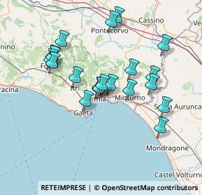 Mappa , 04023 Formia LT, Italia (14.2265)